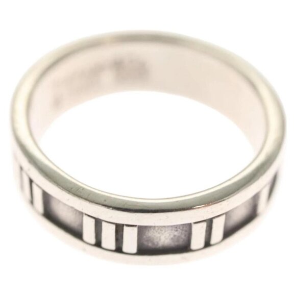 TIFFANY&Co. Atlas Ring Ag925 Silver Auth - Picture 1 of 11
